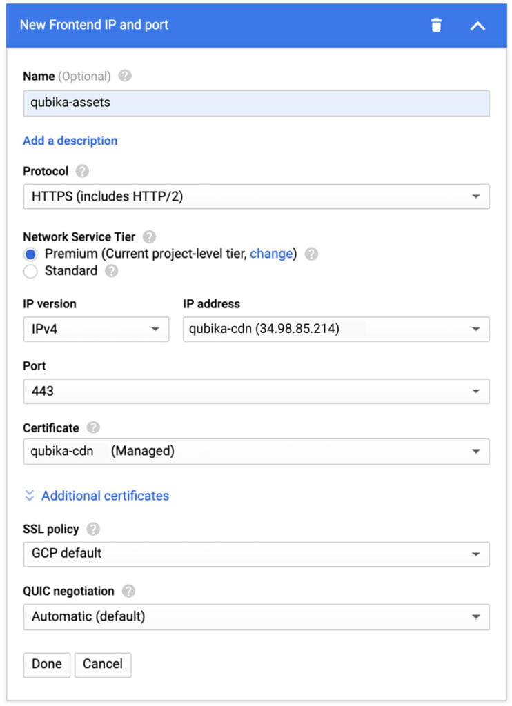 How to set up a Google Cloud CDN for serving images